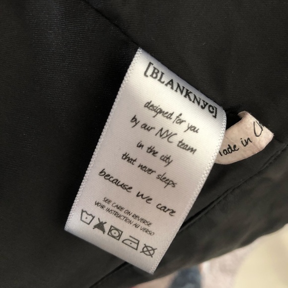 ❌SOLD❌Blank NYC Black Trendy Moto Jacket Medium - Picture 8 of 9